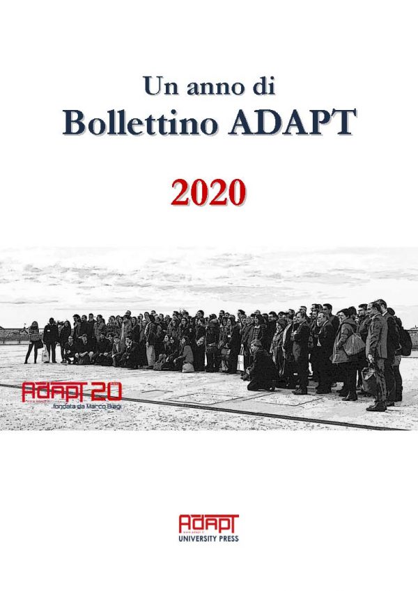 Un anno di Bollettino ADAPT 2020