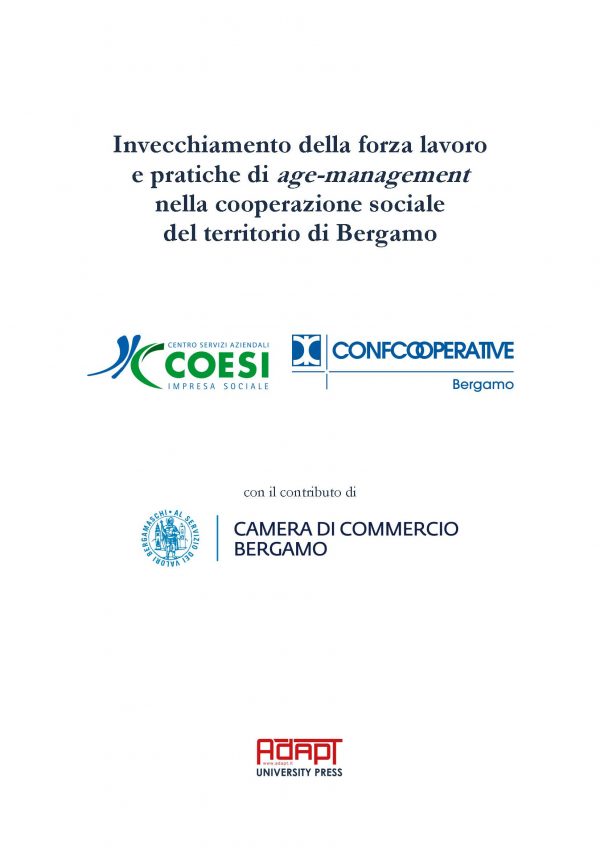 Invecchiamento della forza lavoro e pratiche di age-management nella cooperazione sociale del territorio di Bergamo