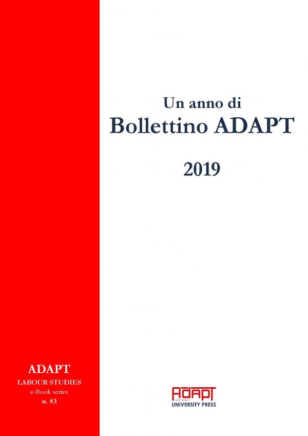 Un anno di Bollettino ADAPT 2019