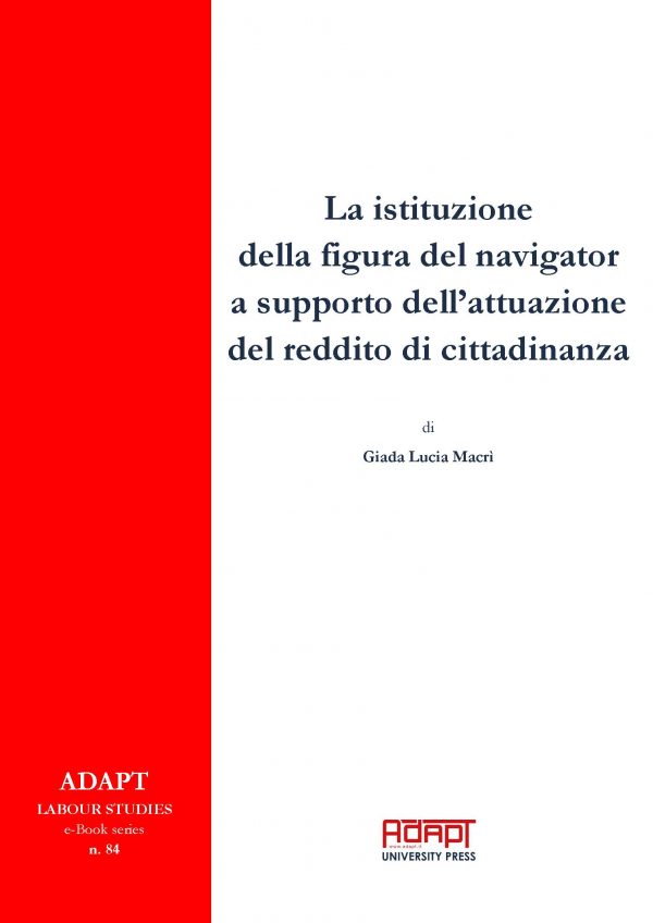 La istituzione della figura del navigator a supporto dell’attuazione del reddito di cittadinanza