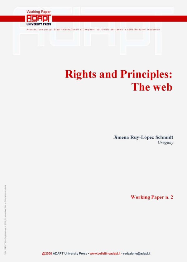 Rights and Principles: The web