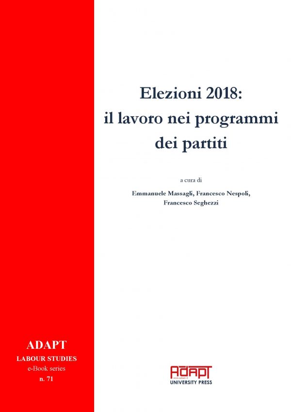 Elezioni 2018: il lavoro nei programmi dei partiti