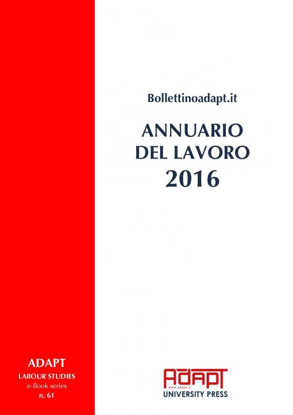 Annuario del lavoro 2016