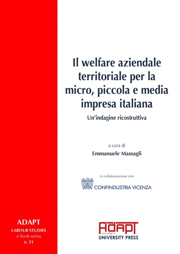 Il welfare aziendale territoriale per la micro, piccola e media impresa italiana. Un’indagine ricostruttiva