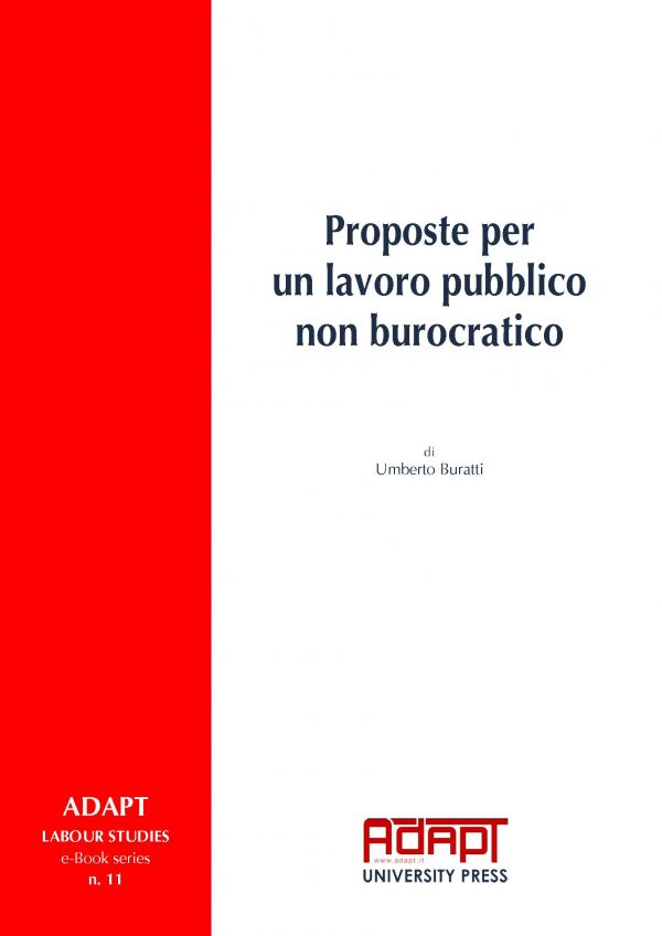 Proposte per un lavoro pubblico non burocratico