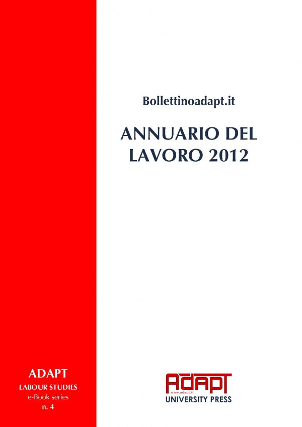 Annuario del lavoro 2012
