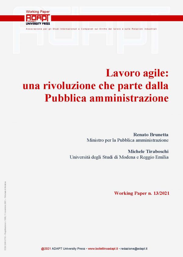 Lavoro agile: una rivoluzione che parte dalla Pubblica amministrazione