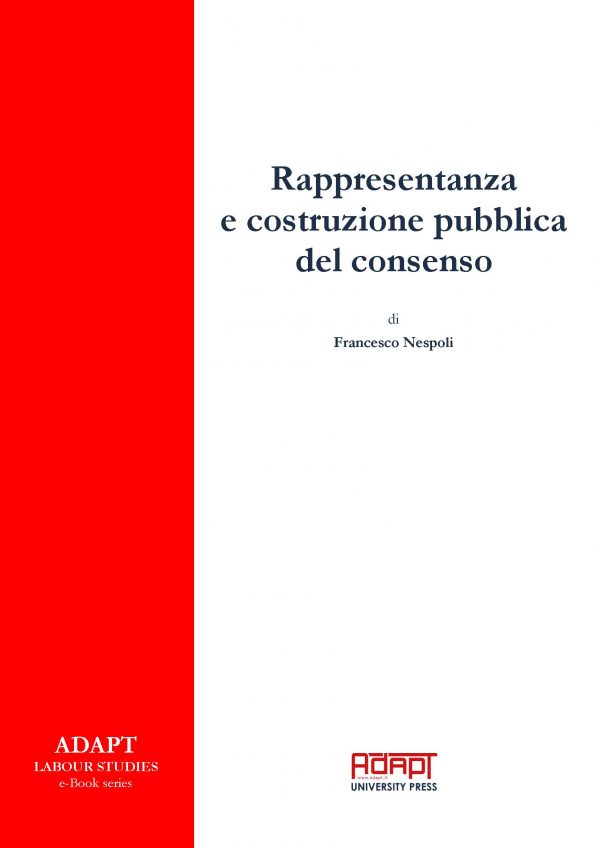 Rappresentanza e costruzione pubblica del consenso