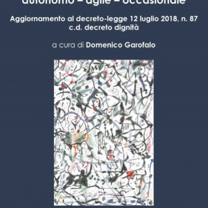 La nuova frontiera del lavoro: autonomo – agile – occasionale. Aggiornamento al decreto-legge 12 luglio 2018, n. 87 c.d. decreto dignità