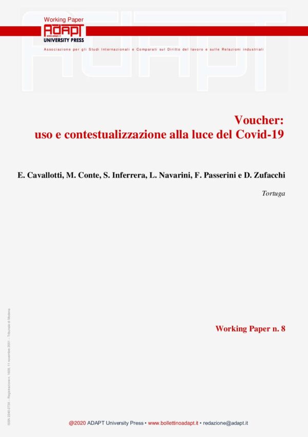 Voucher: uso e contestualizzazione alla luce del Covid-19