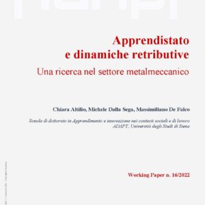 Apprendistato e dinamiche retributive. Una ricerca nel settore metalmeccanico