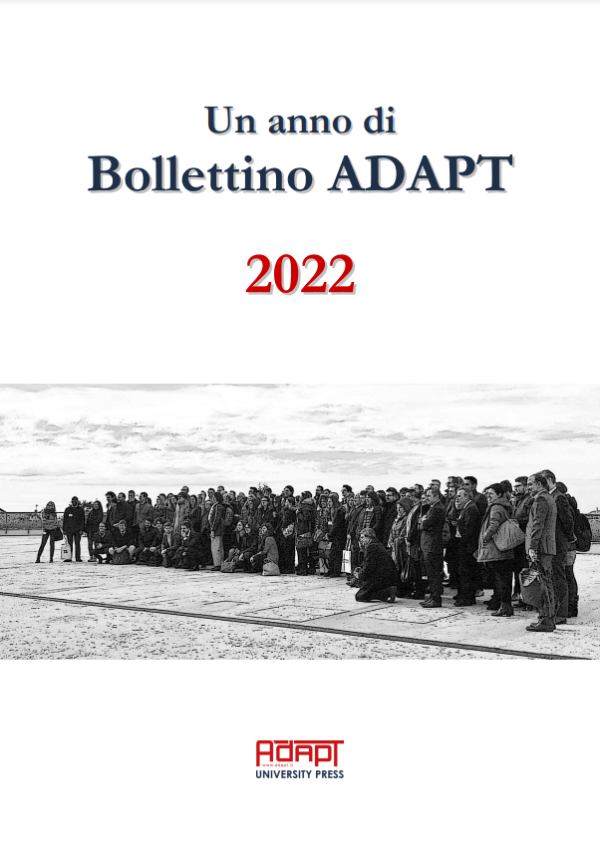 Un anno di Bollettino ADAPT 2022