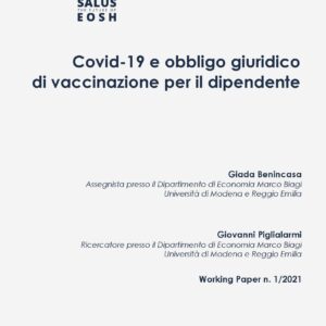 Covid-19 e obbligo giuridico di vaccinazione per il dipendente