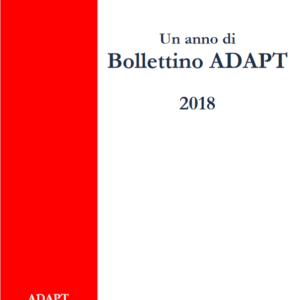 Un anno di Bollettino ADAPT 2018