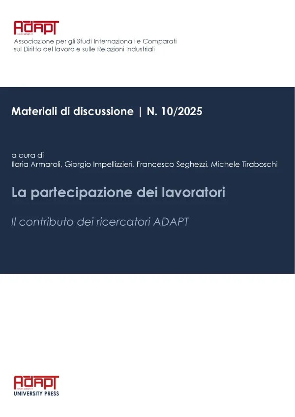 Partecipazione dei lavoratori e relazioni industriali. Il contributo dei ricercatori ADAPT
